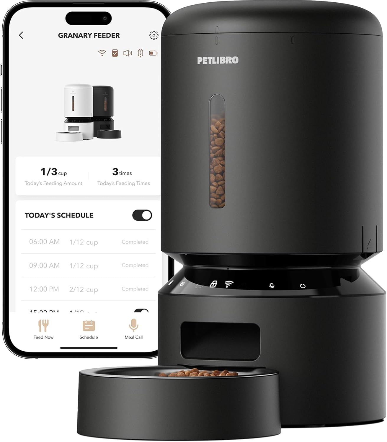 Automatic pet feeder for cats and dogs
