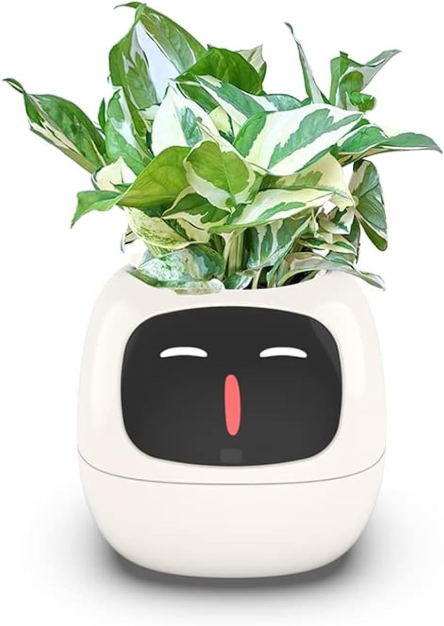 AI smart planter pot for indoor plants